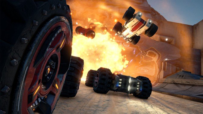 コンバットレースゲーム「GRIP: Combat Racing」VR対応アップデート実施