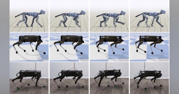 Googleの研究でロボット犬の小走りが簡単に