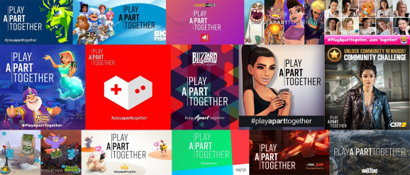 WHOの #PlayApartTogether （離れて遊ぼう）啓発キャンペーン、世界で40以上のゲーム会社が参加