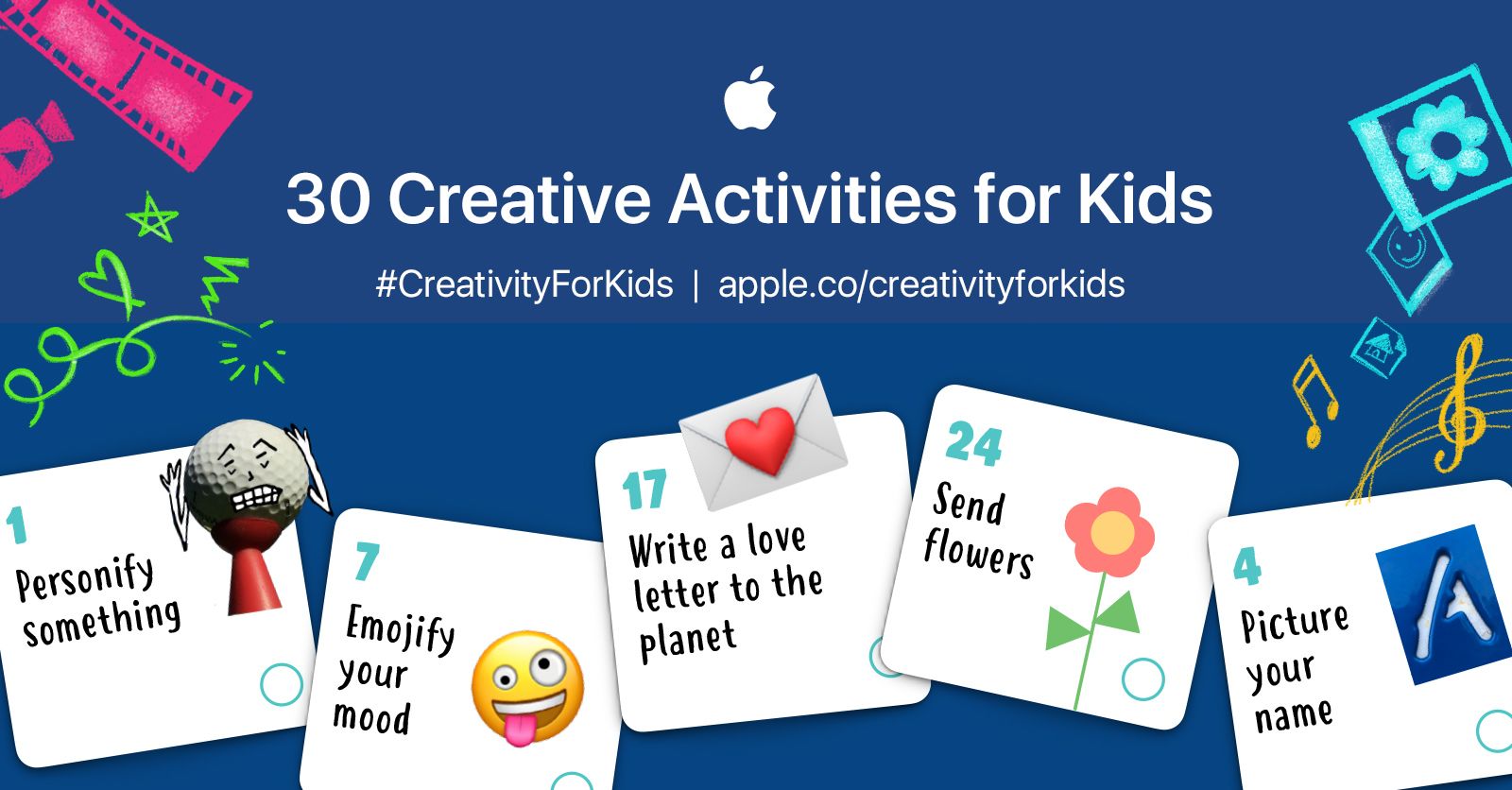 アップル教育チーム、子供がiPhoneやiPadで楽しめる30のアクティビティを提案