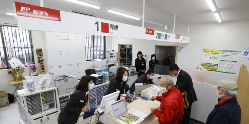 津波被災の郵便局が再建、宮城　閖上地区、かさ上げ地で営業開始