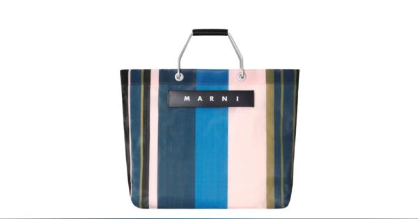 「マルニ」人気のストライプバッグとフロシキスカーフ、阪急百貨店公式オンラインストアで限定発売