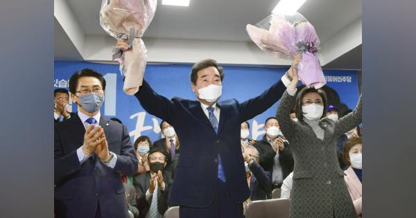 韓国総選挙、文大統領の与党が勝利　新型コロナ追い風