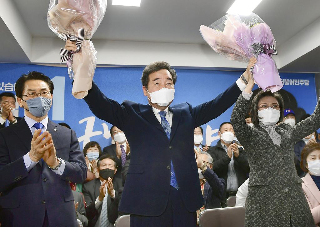 韓国総選挙、文大統領の与党が勝利　新型コロナ追い風