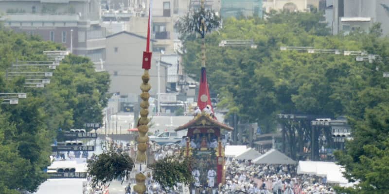 京都・祇園祭、山鉾巡行を中止　58年ぶり、神事も縮小
