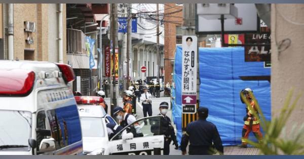福岡の飲食店に刃物男立てこもり　元従業員、店主の娘2人が人質