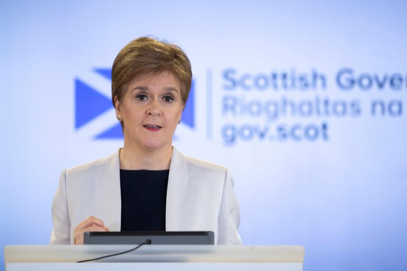 新型コロナ、生活の正常化は当面あり得ない＝スコットランド首相