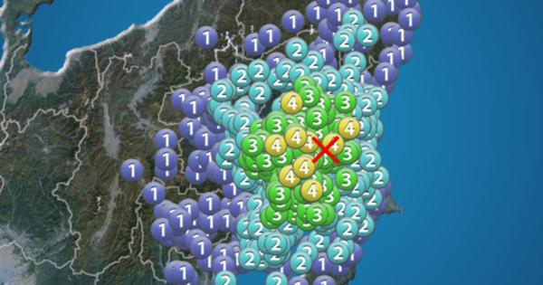 関東地方で震度4の地震　埼玉県・茨城県・群馬県・千葉県・栃木県