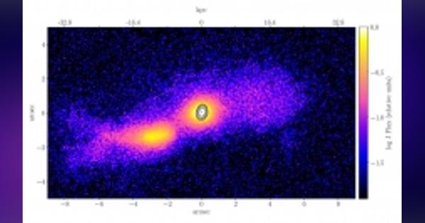 2つの渦巻銀河合体で発生したジェットの検出に初成功　すばる望遠鏡が貢献
