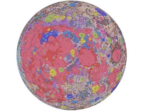 約50年にわたる月探査の集大成：月の統合地質図が初めて作成される