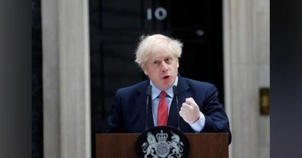 英首相　１カ月ぶり復帰　外出制限緩和に慎重姿勢