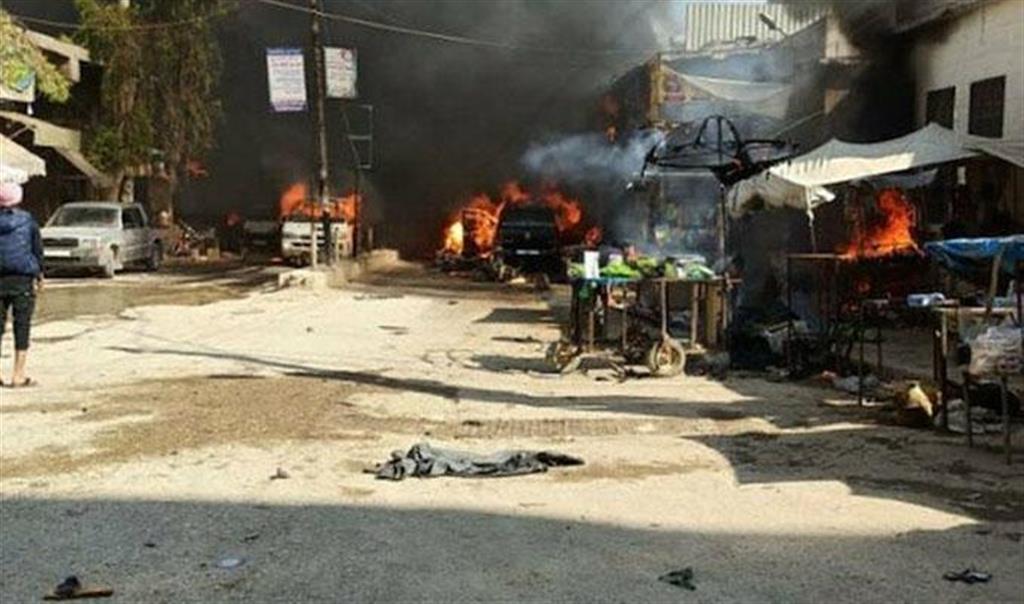 シリア北西部で爆発、４０人死亡　トルコが非難