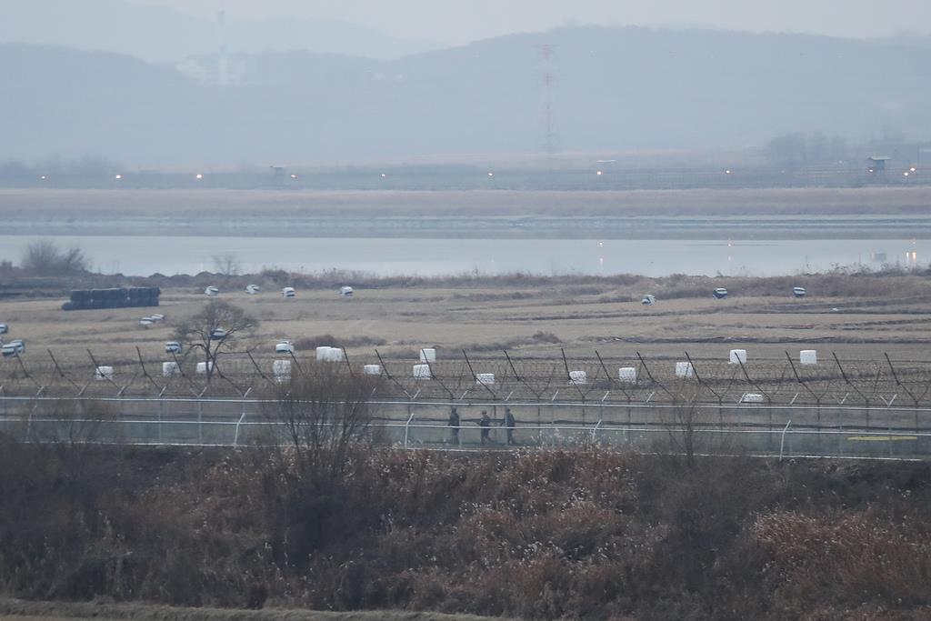 北朝鮮側から韓国に銃撃　境界線付近、警告射撃も