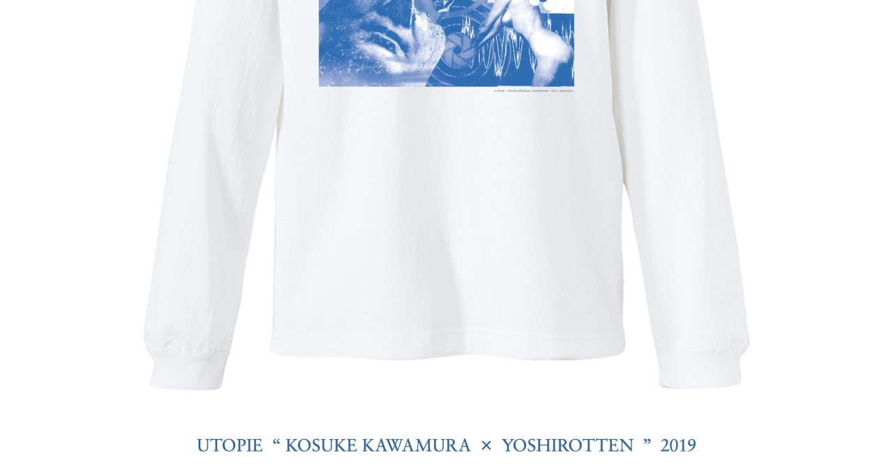 「ユニオンソーダ」から限定コレクション、河村康輔とヨシロットンのライブコラージュを落とし込んだTシャツ発売