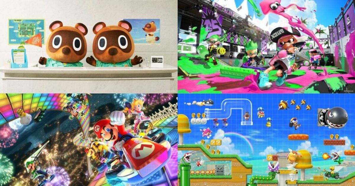 任天堂、バーチャル背景向け壁紙を大量公開 ｢あつ森｣｢スプラトゥーン2 
