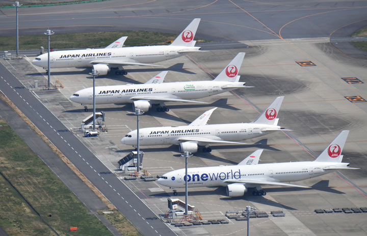 JAL、6月の国際線96％減便　貨物専用便は1000便運航
