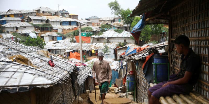 ロヒンギャ難民が感染　バングラ南東部キャンプ初