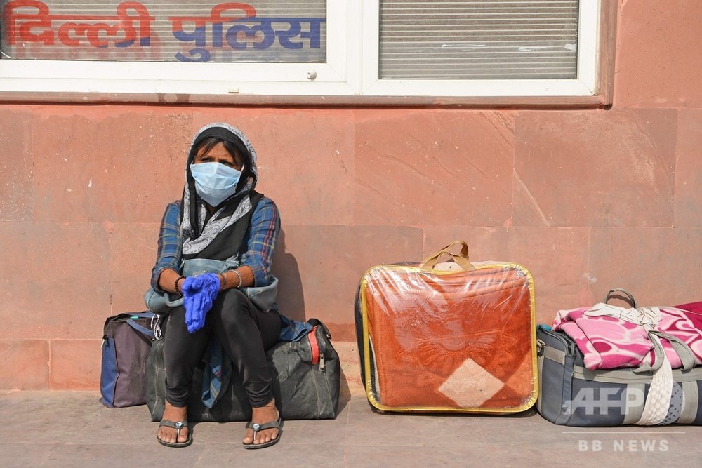 インド、5月末まで都市封鎖延長 1日の新規感染者 最多を記録