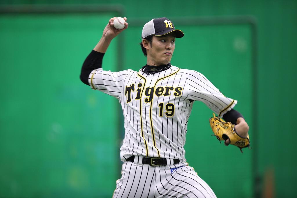 阪神藤浪が甲子園練習で６５球「野球ができてうれしい」
