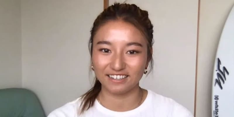 松田詩野「できることに集中」　サーフィン女子五輪代表
