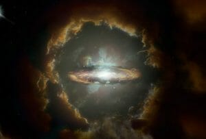 124億年前に整った円盤銀河が存在していた。アルマ望遠鏡の観測で判明
