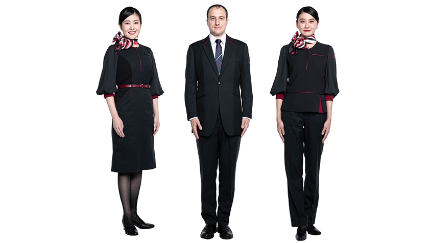 「JAL」の新制服、4月に導入