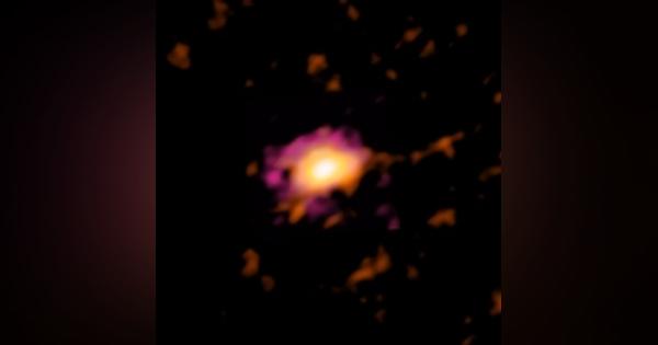銀河形成理論の再考迫る宇宙初期の円盤銀河を発見　アルマ望遠鏡