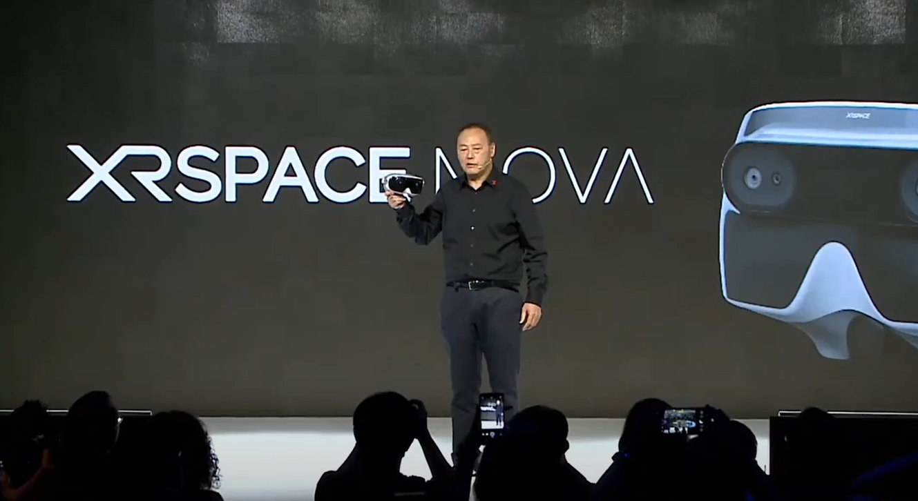 HTCの元CEO、ピーター・チョウ氏が5G対応VR HMD「XRSPACE MOVA」披露