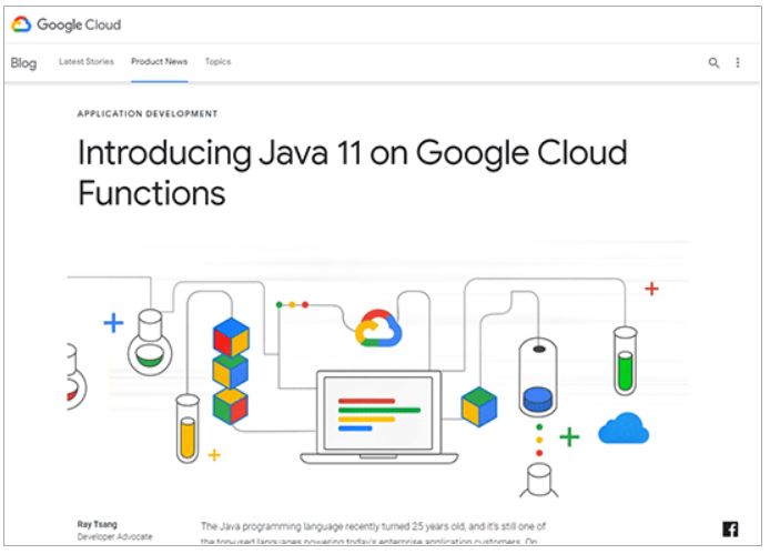 Google Cloud FunctionsがJava 11をサポート開始。KotlinやScalaも利用可能に