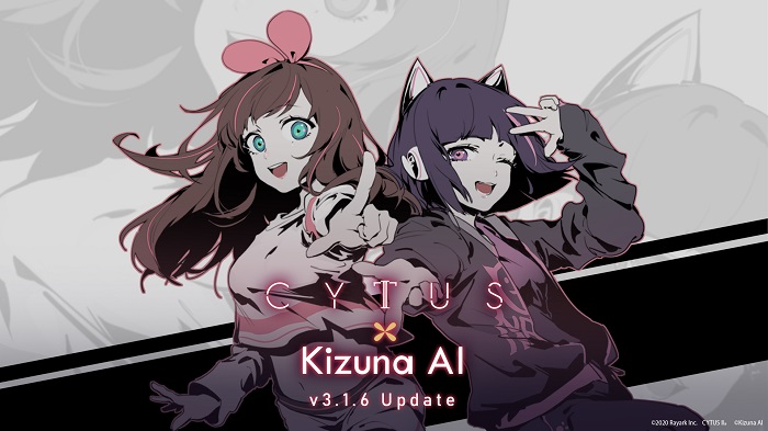 Rayark、音楽リズムゲーム『Cytus II』でVer.3.1.6をリリース！　キズナアイとコラボし、新キャラ「Kizuna AI」が登場