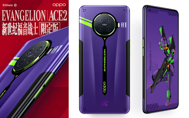 OPPO、Reno Ace 2のエヴァンゲリオン限定版を中国で発表