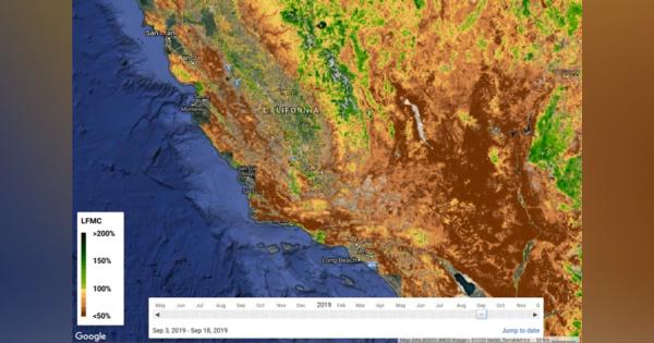 山火事のシーズンが近づく中、AIが衛星画像を使って危険な地域を教える