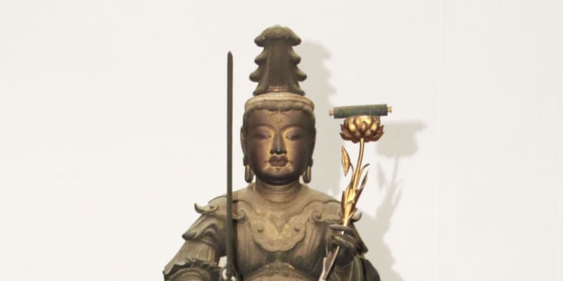 文殊菩薩の中にミニ仏像、京都　大智寺、奈良博調査