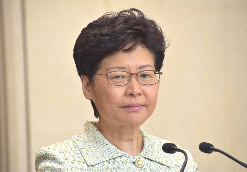 香港トップ、北京訪問　統制強化する「国家安全法制」を支持