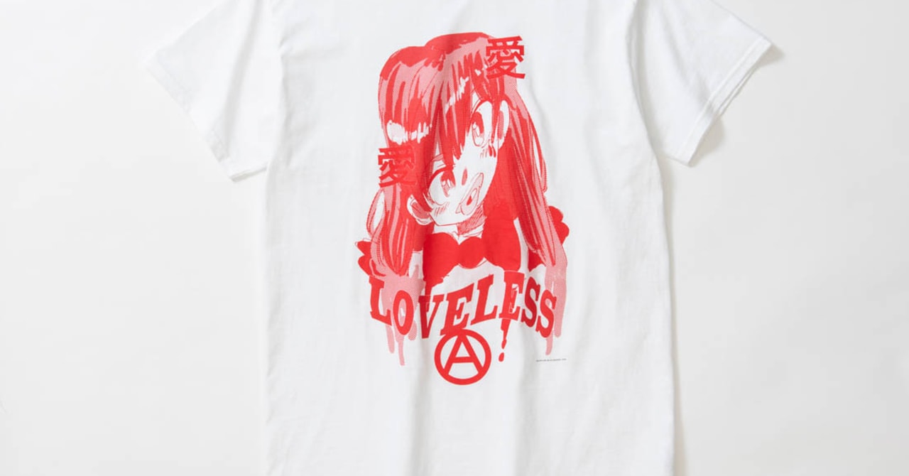 ラブレスがJUN INAGAWAとコラボ、描き下ろしイラストをプリントしたTシャツ発売