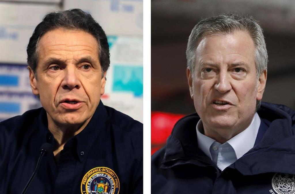 ニューヨーク、足元の暴動対策で民主党系の知事と市長が内輪揉め