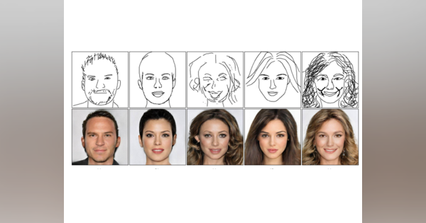中国科学院による描画AI「DeepFaceDrawing」、スケッチから写実的な顔画像を生成！