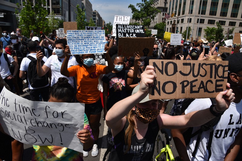 トランプ米大統領、首都から州兵の撤収を表明　黒人男性暴行死デモ巡り