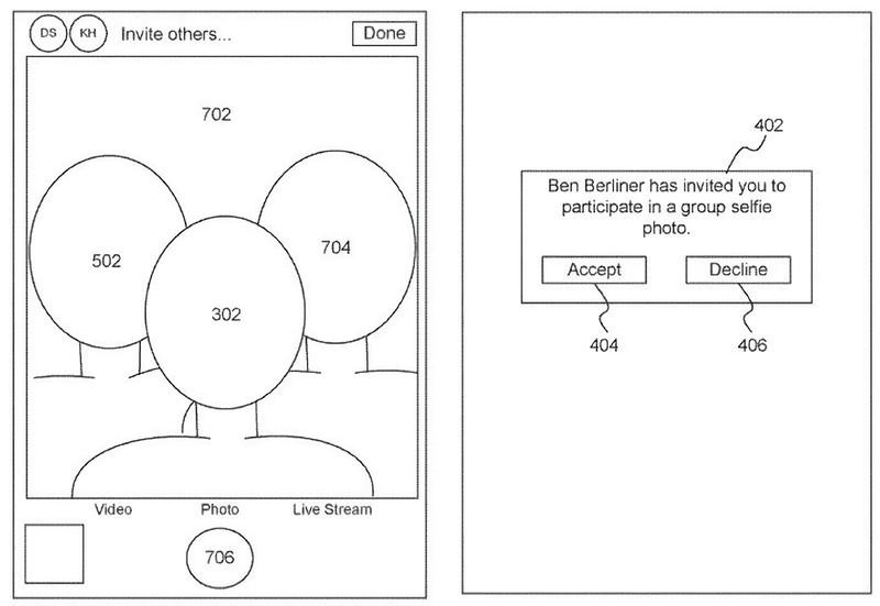 アップルがオンラインでグループ自撮りができる特許を取得