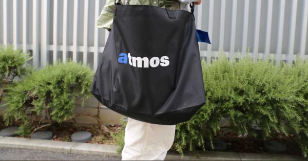 「アトモス」が渋谷未来デザインとコラボ、ネームタグ入りのオリジナルショッピングバッグ発売