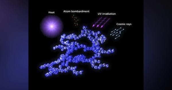 宇宙のフワフワな塵が有機化合物の生成に大きな役割を果たしている？