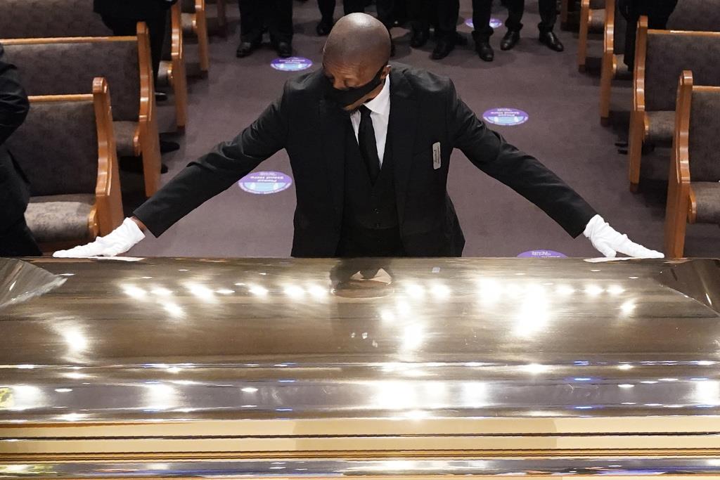 【全米デモ】暴行死黒人男性フロイドさん葬儀　遺族、人種差別撤廃訴え「彼は世界を変える」