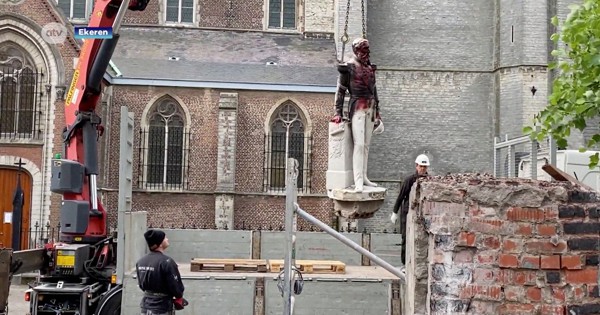 ベルギーで元国王像が撤去される　植民地時代の圧政象徴　米黒人暴行死受け