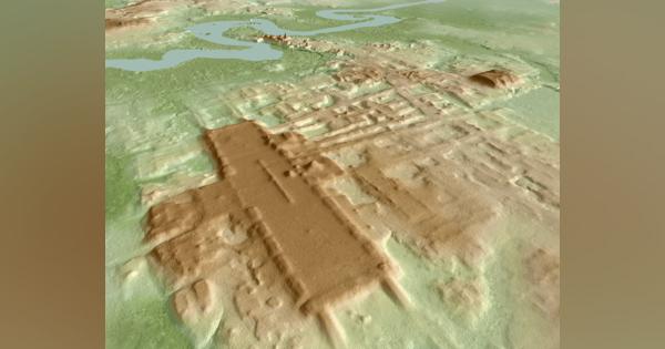 レーザー測距技術のLiDARで発見された長さ1km以上の古代マヤの遺跡