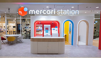 初のリアル店舗「メルカリステーション」、新宿マルイ本館にプレオープン