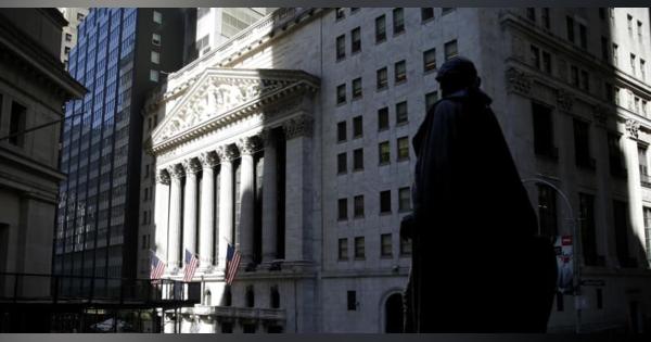NY株反発、477ドル高　急落の反動、値動き不安定