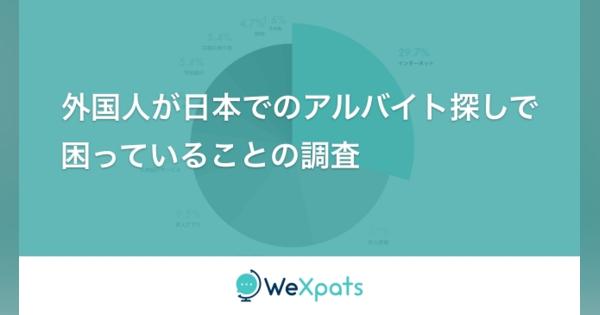 外国人の約3割、日本でのアルバイト探しはインターネットを利用：時事ドットコム
