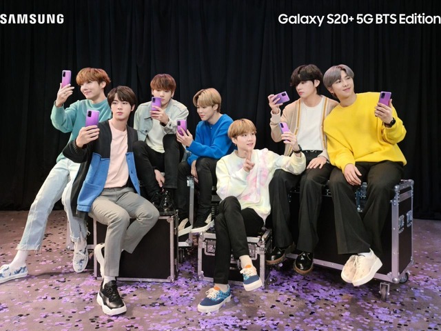 サムスン、BTSコラボの「Galaxy S20+ 5G」「Buds+」を発表