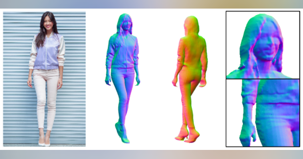 AIで1枚の人物写真から高精細3Dモデル作成　Facebookなど開発