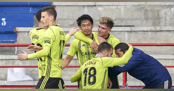 サッカー、香川が今季3ゴール目　スペイン2部リーグ